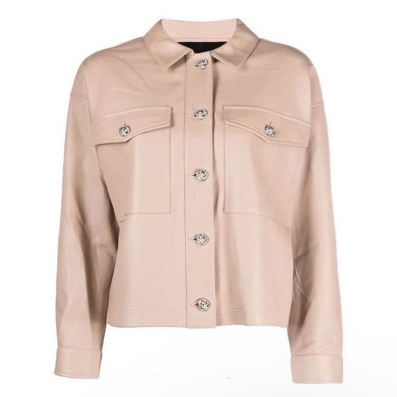 Tahari faux leather jacket - Picture 2 of 3